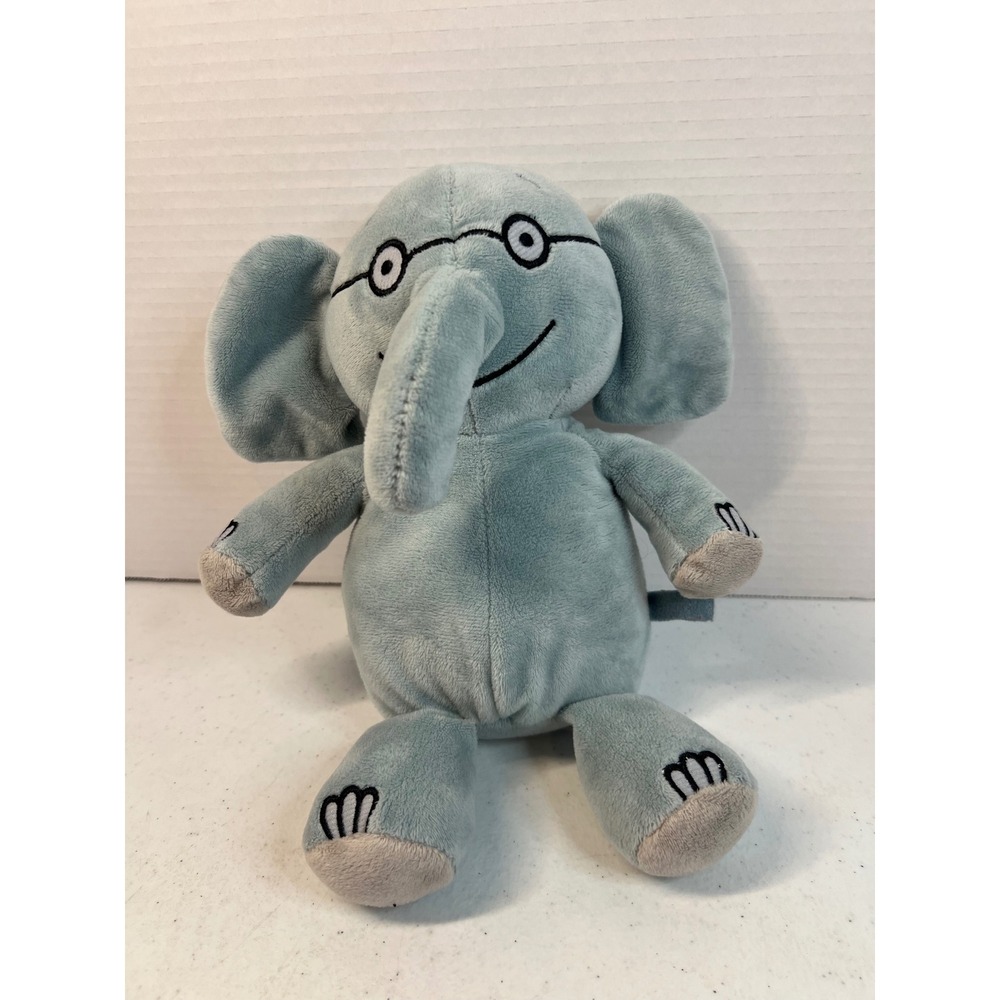 Yottoy Mo Willems Gerald the Elephant Plush 10 Inch Blue Stuffed Animal Toy 2007
